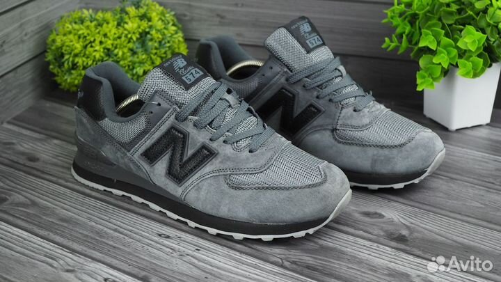 Кроссовки мужские New balance 574 серый 41-45 р