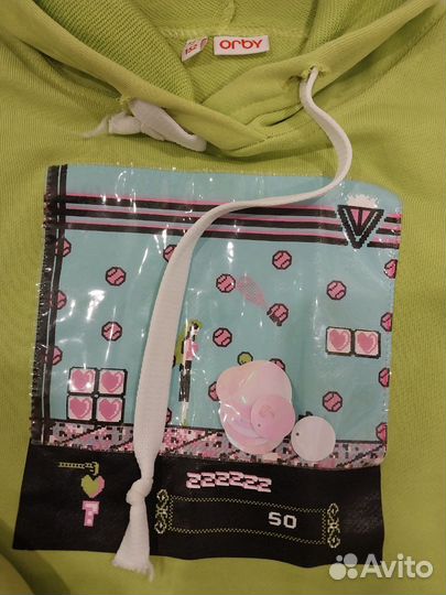 Батник для девочки укороченный, 152