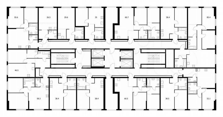 Квартира-студия, 29,6 м², 23/32 эт.