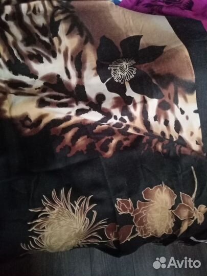 Палантины Rossini, пашмина шерсть, вискоза, шелк