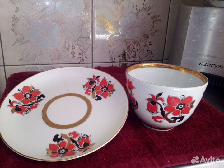 Чашка с блюдцем