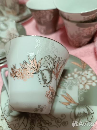 Кофейный сервиз на 6 персон Япония