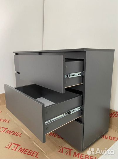 Комод Idea новый в цвете графит