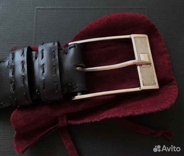 New. Kiton Napoli Belt SZ-110 серебро 925