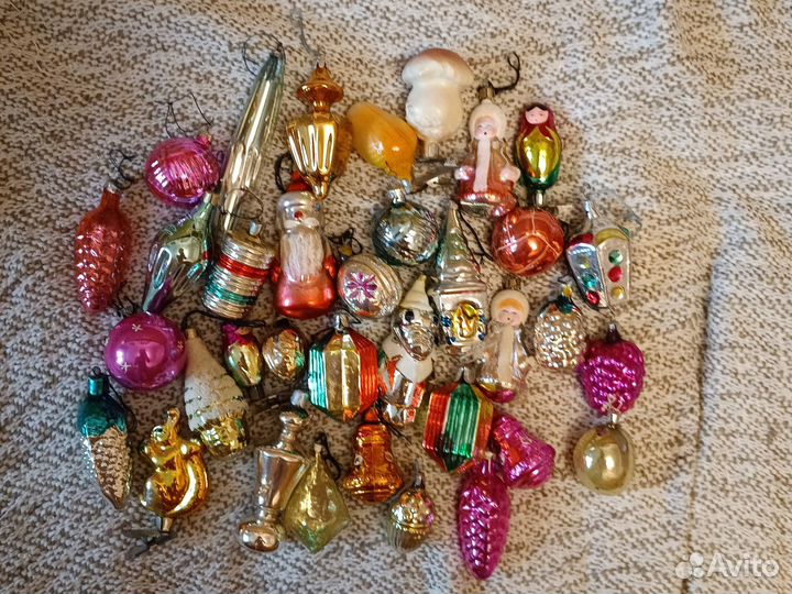 Елочные игрушки СССР