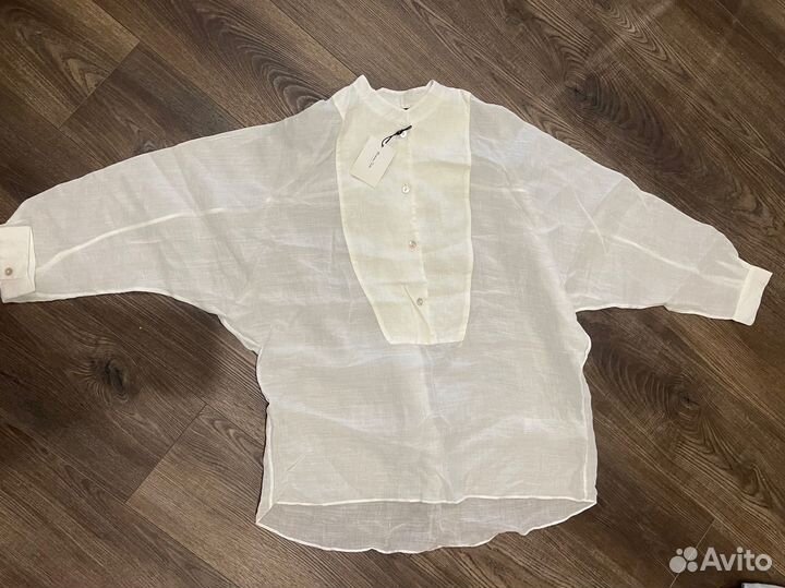 Massimo dutti рубашка лен