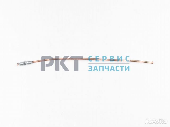 Трубка тормозная медная 38см от переднего тройника