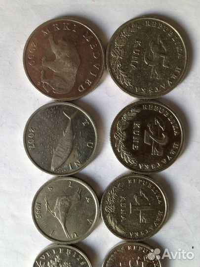 Набор монет Хорватии