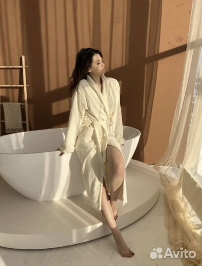 Махровый халат новый хлопок 100, 42-46 р