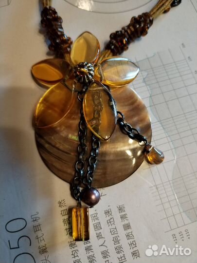 Украшение на шею ручная работа