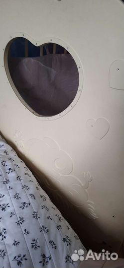 Детская кроватка с поперечным маятником