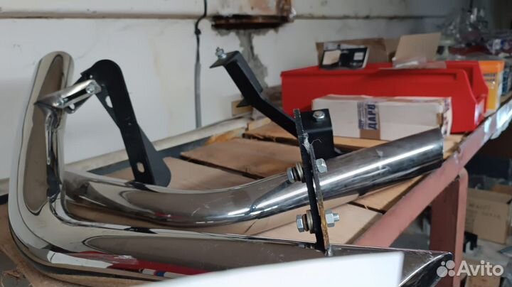 Защита заднего бампера угловая d63 SsangYong Kyron