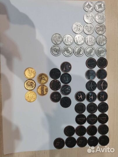 Монеты игровые коллекционные