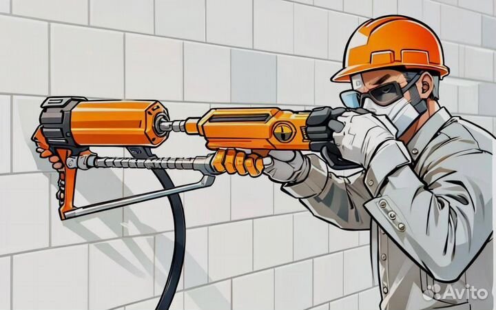 Алмазное бурение (сверление) отверстий