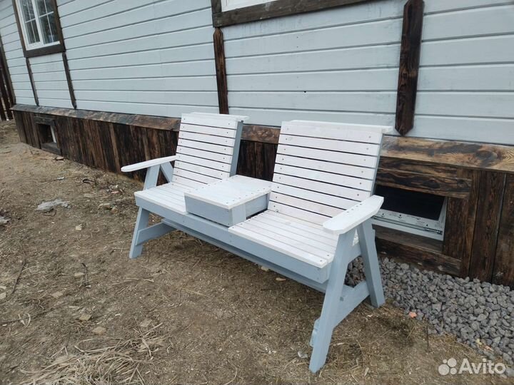 Скамейка со столиком лавка для дачи