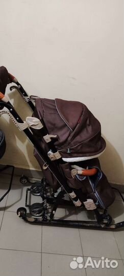 Детские санки коляска