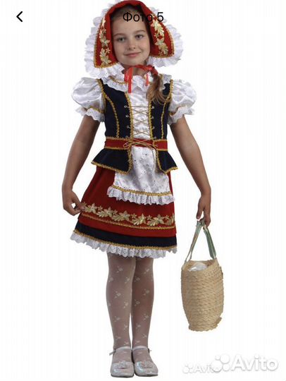 Новогодний костюм Красная шапочка