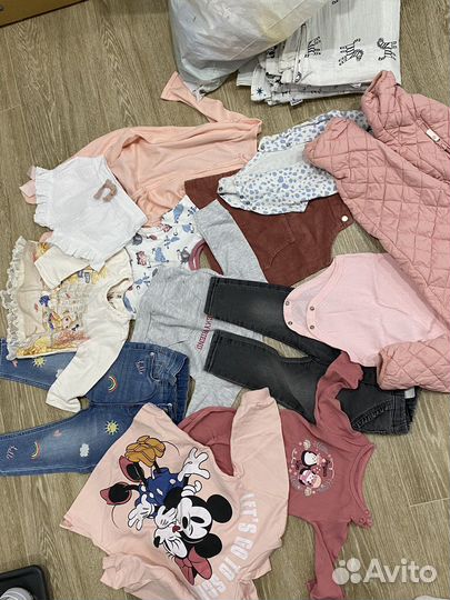 Вещи для девочки коробка