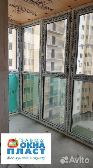 Балконы и лоджии rehau 3000*2100