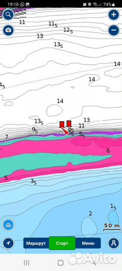 Карты глубин Navionics на смартфон,планшет Android