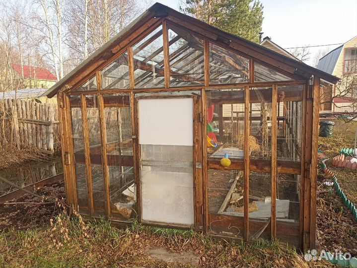 Теплица из стекла бу