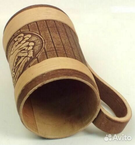 Кружка Рак Из Бересты. Отличный Подарок