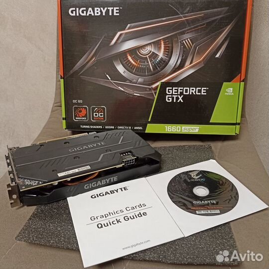 Видеокарта gigabyte GeForce GTX 1660 super OC 6G