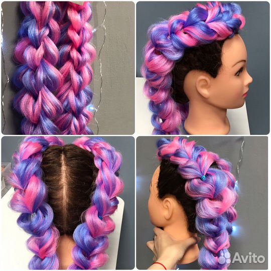 3d косы съемные