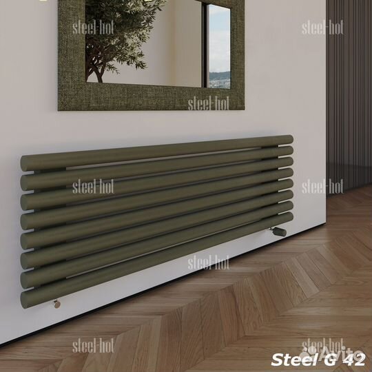Горизонтальный трубчатый радиатор Steel Hot