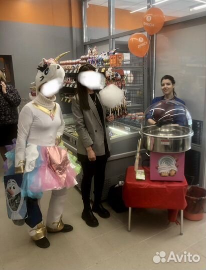 Сладкая вата и попкорн на день рождения