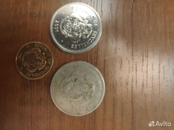 Набор монет Сейшелы 2шт