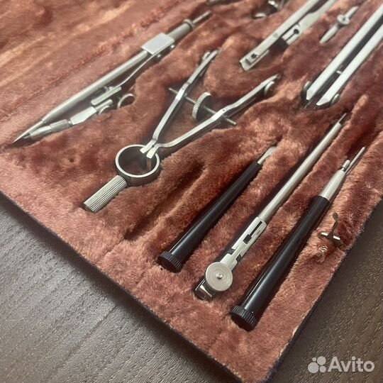 Чертежный набор СССР Ленинград готовальня