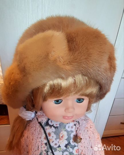 Шапка норковая женская бу