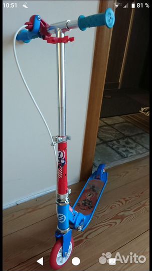 Самокат детский двухколесный бу