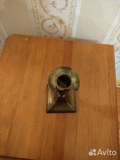 Подсвечник старинный латунь