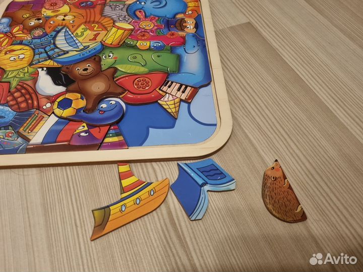 Деревянные пазлы