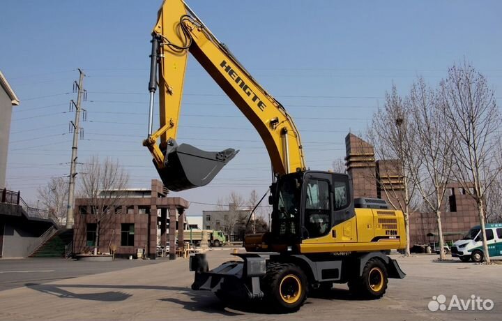 Колёсный экскаватор HENGTE HT190W, 2024