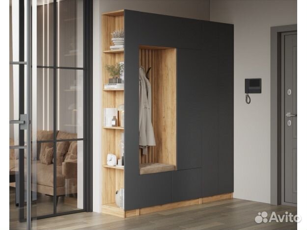 Прихожая высокая светлая 180см