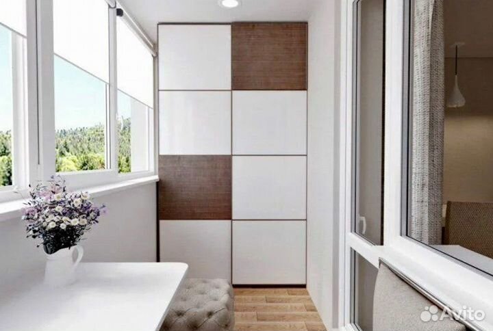 Шкаф на балкон бесплатный замер