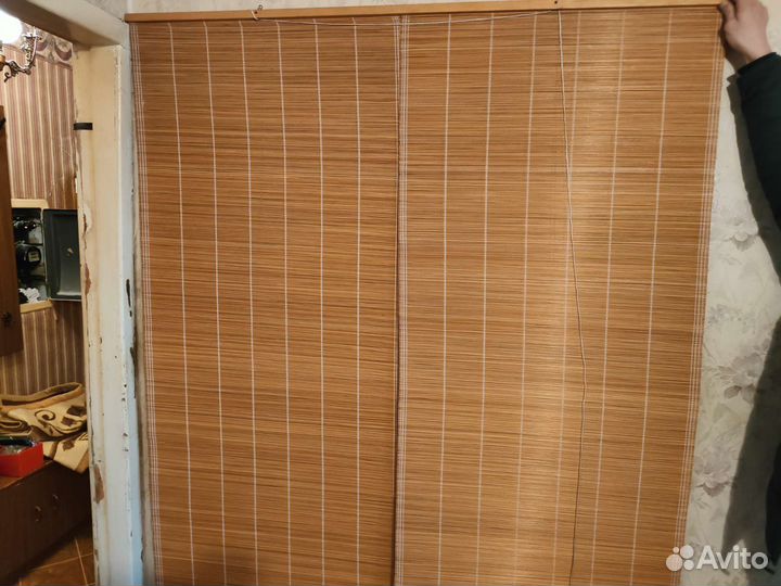 Штора из бамбука