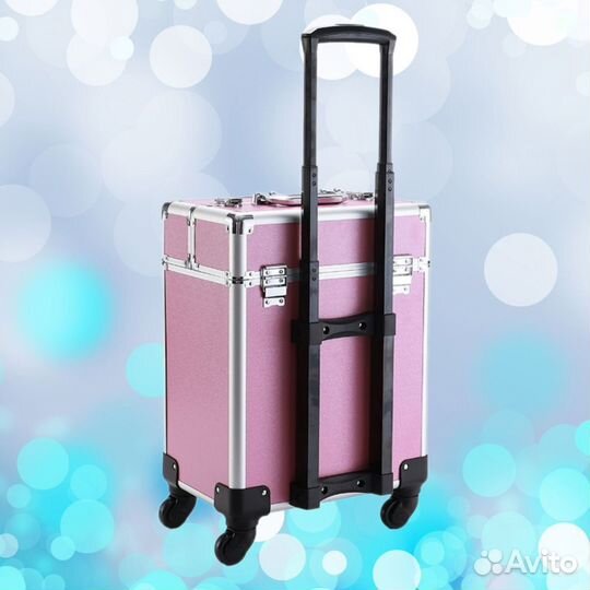 Бьюти кейс на колесах для мастера маникюра