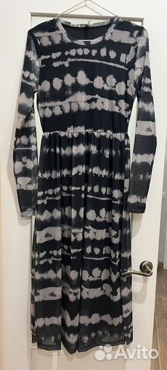 Платье сетка макси