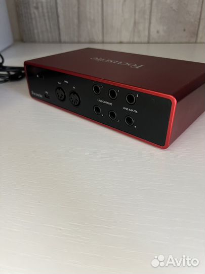 Focusrite scarlett 4i4 3rd gen звуковая карта