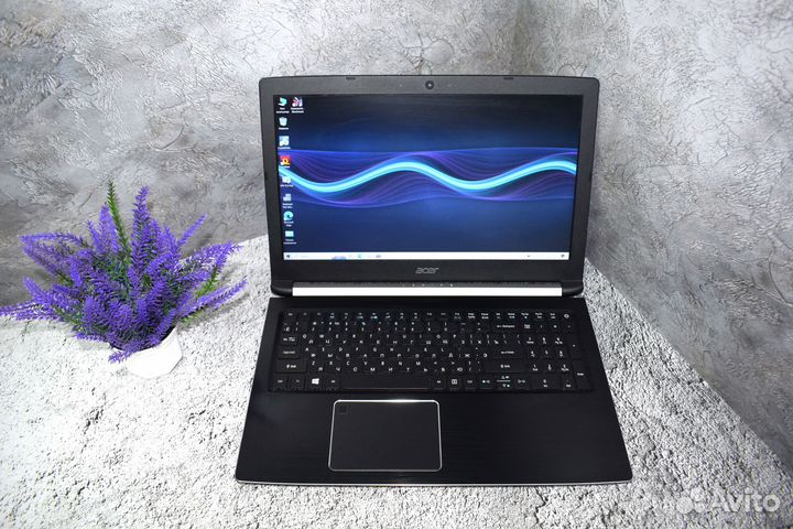 Игровой ноутбук acer на Core i5-7300HQ/ GTX 1050