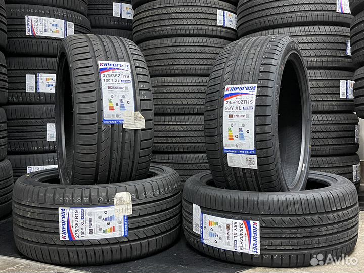Kinforest KF550-UHP 245/40 R19 и 275/35 R19 98Y