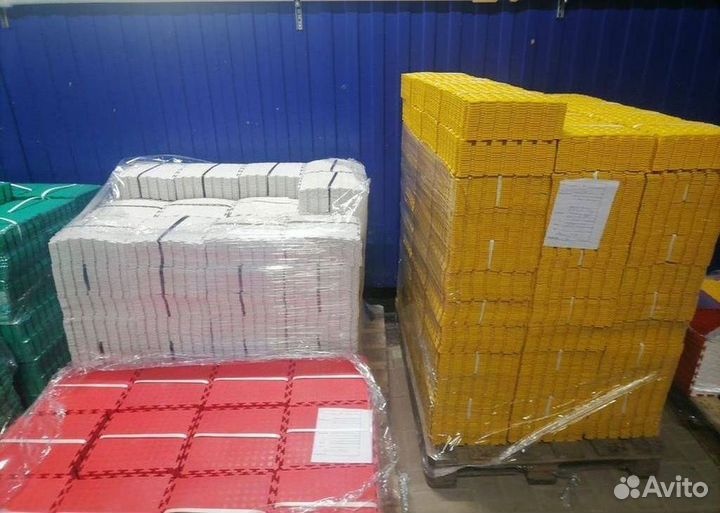 Модульная плитка пвх для гаража