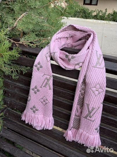 Louis vuitton шарф оригинал новый розовый