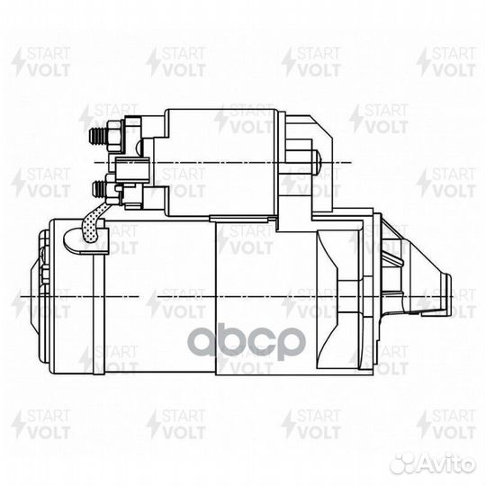 Стартер для а/м Geely MK Cross (05) /Otaka (07