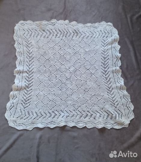 Оренбургский платок пуховой паутинка 90 см