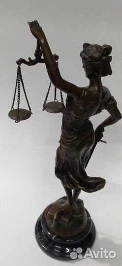 Статуэтка Фемида Бронза Европа